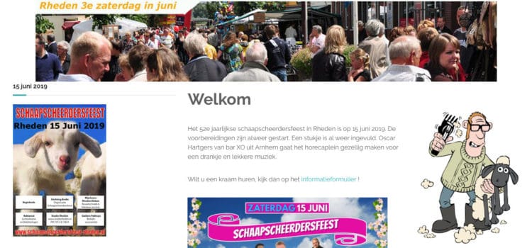 Nieuwe site Schaapscheerdersfeest Rheden Jaarlijkse schaapscheerdersfeest Rheden